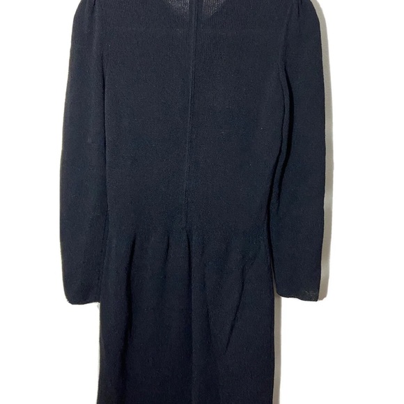 Vintage Pat Sandler for Wellmore beaded sequin long sleeve Sweater Dress - Picture 8 of 11